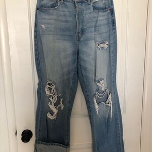 Cello Light Blue Straight Leg Jeans